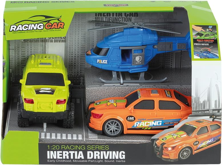 3 Reibungsfahrzeuge mit Licht und Sound - Amazon Allemagne à 6.12€