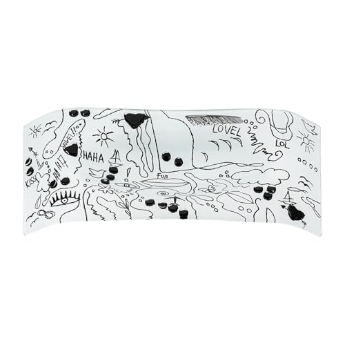 GLAS art Schale Modern Art - Glas - weiß glänzend... - Maison & Cuisine en promo à 60.71€