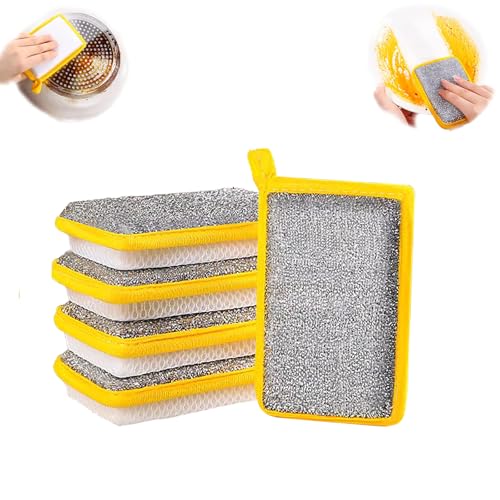 Lot de 5 éponges à vaisselle double face multi-usages... - Sports & Fitness Amazon France à 11.75€