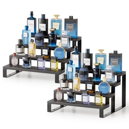 Boulphia 2 Set Black Cologne Organizer for Men, 12 Inch... - Beauté & Parfums en promo à 38.96€