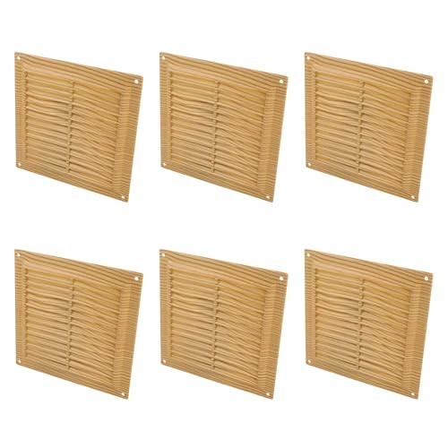 Amig - 6er-Pack quadratische Kunststoff-Lüftungsgitter mit... - Sports & Fitness Amazon Allemagne à 8.95€