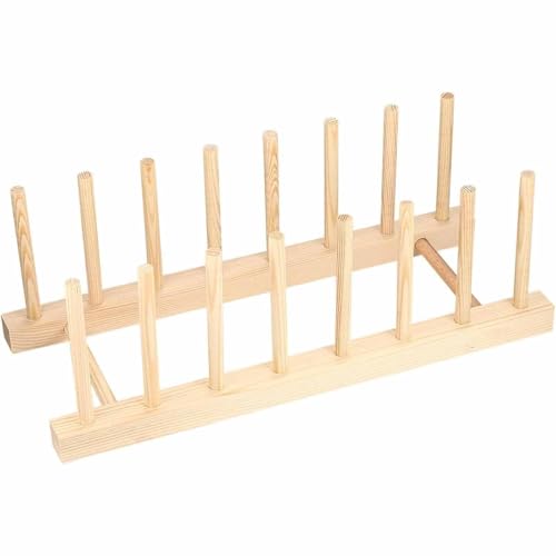 Zbssny Égouttoir à vaisselle en bois naturel pour... en promo à 11,46€ (-49%) sur Amazon FR