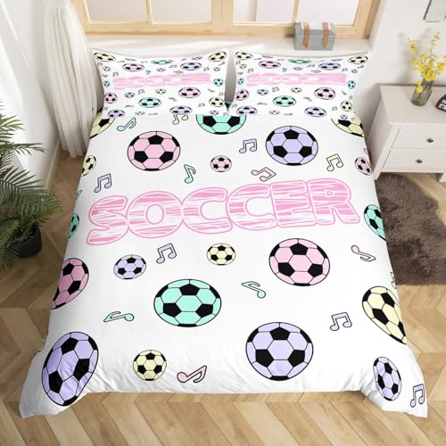 Homemissing Kinder-Bettwäsche, Fußballmotiv, Bettbezug 140... - Home & Kitchen Amazon Germany à 16.91€