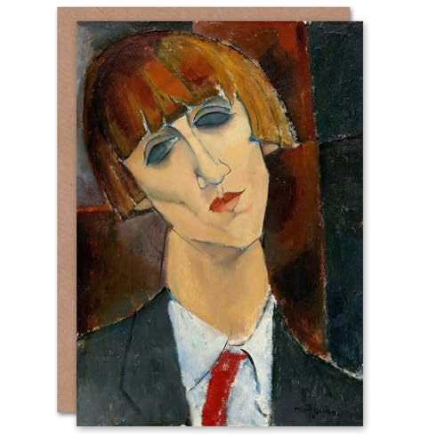Artery8 Amedeo Modigliani Art Card Madame Kisling Portrait - Auto & Moto Amazon Royaume-Uni à 2.07€