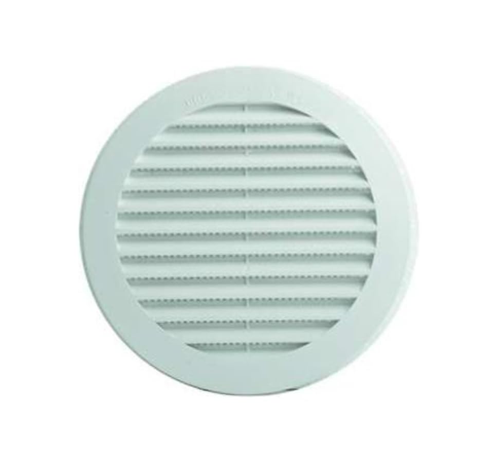 Grille d'aération ronde Ø 80 mm blanche avec filet mural... en promo à 1,99€ (-60%) sur Amazon FR