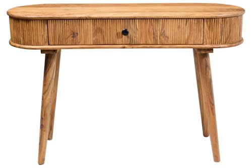 CARIBE - ROUNDED CORNER CONSOLE TABLE - Maison & Cuisine en promo à 120.91€