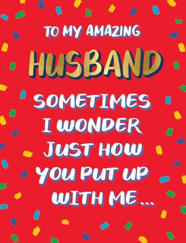 Piccadilly Greetings Birthday Card, To My Amazing Husband... - High-Tech & Électronique Amazon Royaume-Uni à 2.21€