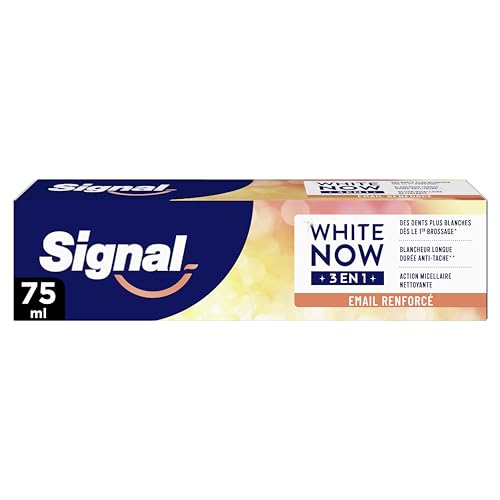 Signal White Now - Dentifrice 3 en 1 - Shine with Care... - Santé & Bien-être en promo à 3.09€