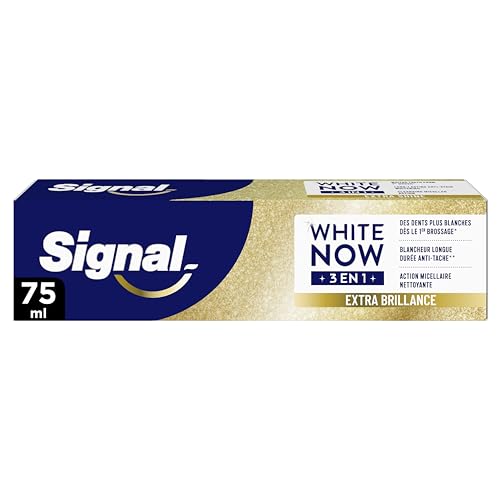 Signal White Now - Dentifrice 3 en 1 - Hello Glow - Sourire... en promo à 2,39€ (-44%) sur Amazon FR