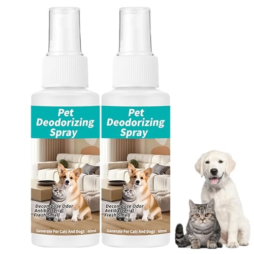 2pc Spray Désodorisant pour animaux de compagnie, Spray... - High-Tech & Électronique Amazon France à 10.51€