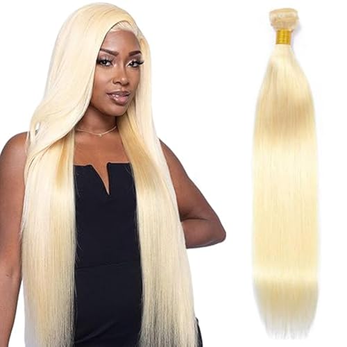 Tuheerst Straight Human Hair Bundles Blonde Tissage... - Beauté & Parfums Amazon France à 19.16€