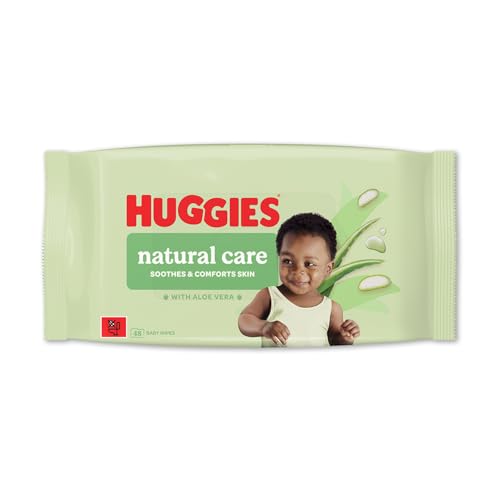 Huggies Natural Care Plastic Free Baby Wipes, Single Pack - Bébé & Puériculture Amazon Royaume-Uni à 0.95€