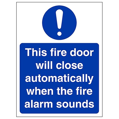 V Safety Fire Door Will Close Automatically - Portrait 100... - Maison & Cuisine Amazon Royaume-Uni à 1.28€