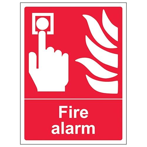 V Safety Fire Alarm - Portrait 150 x 200mm - 2mm Rigid... - Maison & Cuisine Amazon Royaume-Uni à 1.89€