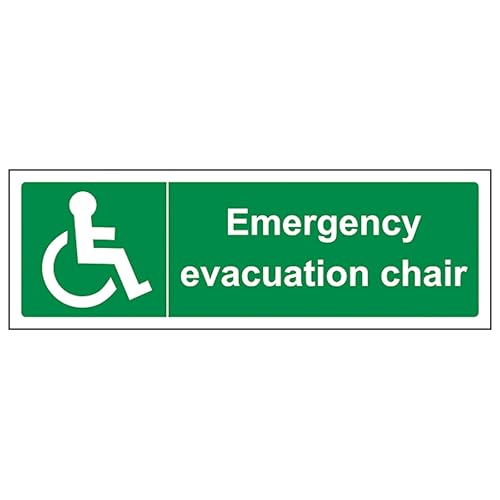 V Safety Emergency Evacuation Chair - Landscape 450 x 150... - Maison & Cuisine Amazon Royaume-Uni à 2.51€