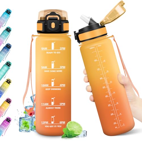 Gourde Sport 1L, Bouteille sans BPA, Étanche, Bouteille... - Sports & Fitness Amazon France à 19.23€
