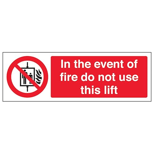 V Safety In The Event Of Fire Do Not Use This Lift... - Home & Kitchen Amazon UK à 2.12€
