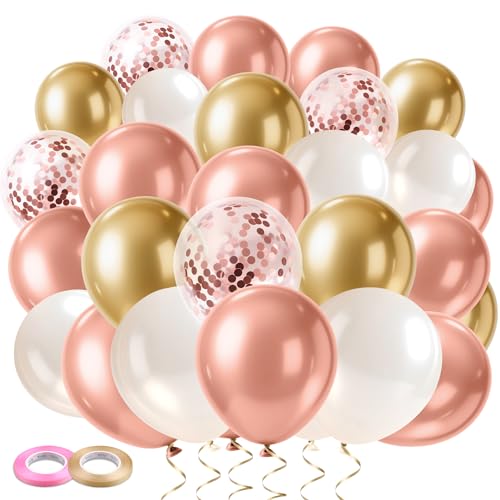 Elalove 70 Stück Luftballons in Rosa, Weiß & Gold – 12 Zoll... - Maison & Cuisine Amazon Allemagne à 8.99€