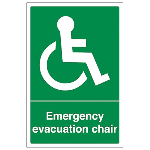 V Safety Emergency Evacuation Chair - Portrait 200 x 300 mm... - Maison & Cuisine Amazon Royaume-Uni à 2.41€