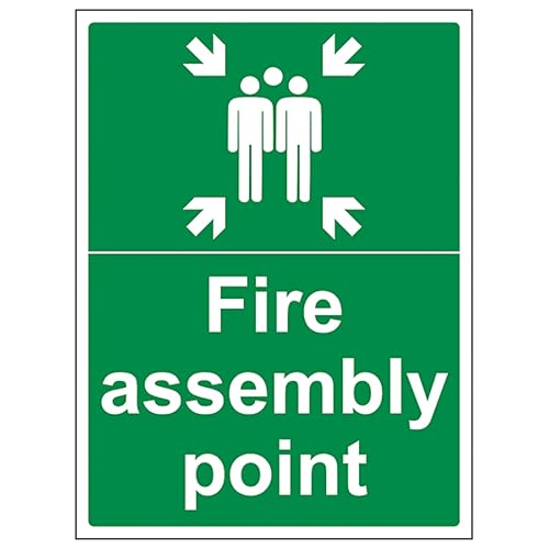 V Safety Fire Assembly Point with Family - Portrait 210 x... - Maison & Cuisine Amazon Royaume-Uni à 2.26€