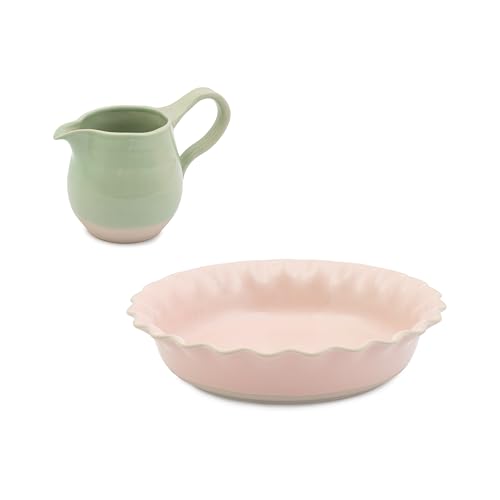 Jamie Oliver Big Love Proper Pie Set, Pink Round Stoneware... - Home & Kitchen Amazon UK à 34.81€
