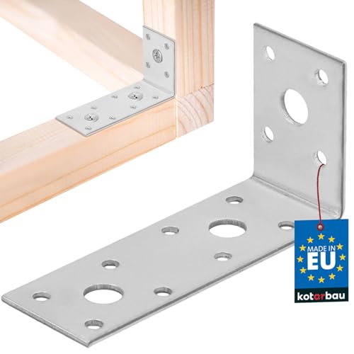 KOTARBAU® Connettore angolare 100 x 50 x 35 mm, in acciaio... - Bricolage & Outils Amazon Italie à 1.00€