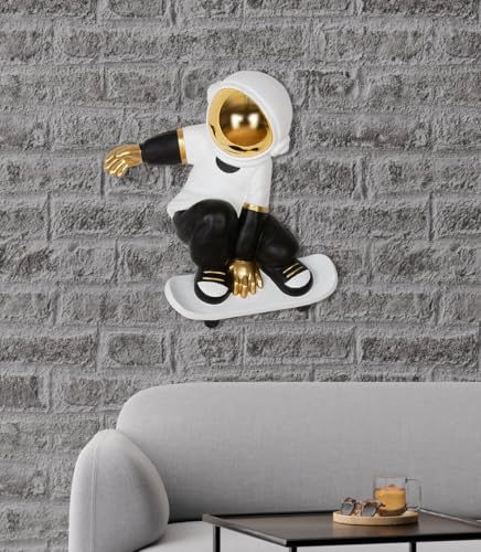 GILDE Wandobjekt Skateboard Astronaut aus Kunstharz... - Home & Kitchen Amazon Germany à 23.41€