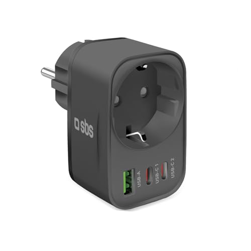 SBS Alimentatore Multi-Socket USB-C USB-A, Presa Schuko... - High-Tech & Électronique Amazon Italie à 15.99€