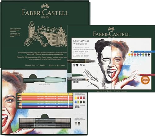 Faber-Castell 117520 - Set de dessin Discovery 12 pièces... en promo à 37,20€ (-31%) sur Amazon FR