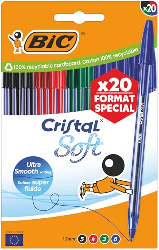 BIC Set Special Edition Penne a Sfera Cristal Soft Punta... - Amazon Italie à 9.93€