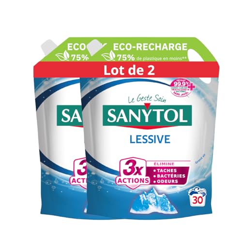 Sanytol - Recharge Lessive Désinfectante - Grand Air - 1,5... en promo à 19,49€ (-74%) sur Amazon FR
