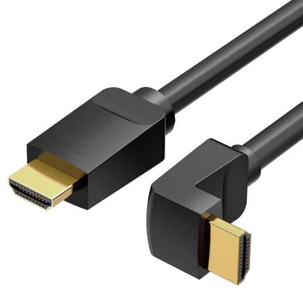 Brightium Câble HDMI mâle vers mâle 90°, 1,5 m, 4K 2.0... en promo à 5,56€ (-46%) sur Amazon FR