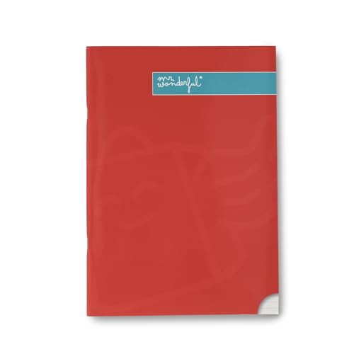 Mr. Wonderful - Quaderno A5 rosso 48 fogli - Carta a righe - Auto & Moto Amazon Italie à 2.95€