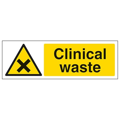 V Safety Clinical Waste - Landscape 300 x 100 mm - 2mm... - Maison & Cuisine Amazon Royaume-Uni à 2.05€