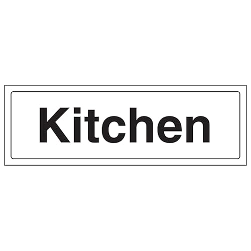 V Safety Kitchen - Landscape 300 x 100 mm - Self Adhesive... - Fournitures Bureau Amazon Royaume-Uni à 2.55€