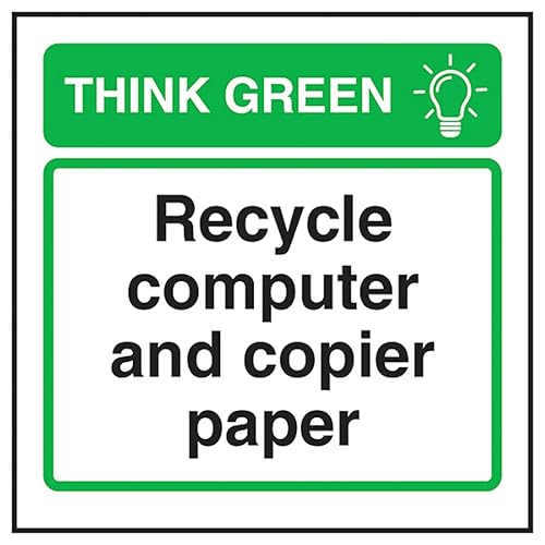 V Safety Think Green Recycle Computer and Copier Paper 100... - Maison & Cuisine Amazon Royaume-Uni à 0.90€