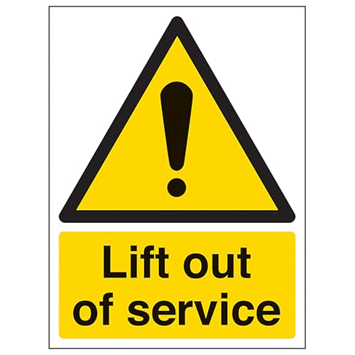 V Safety Lift Out Of Service - Portrait 150 x 200mm - 2mm... - Maison & Cuisine Amazon Royaume-Uni à 2.02€