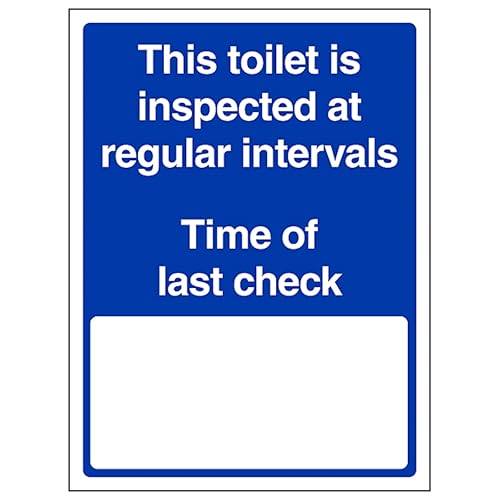 V Safety This Toilet Is Inspected 150 x 200 mm - 2mm... - Home & Kitchen Amazon UK à 1.99€