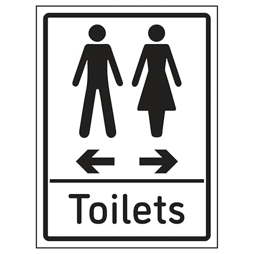 V Safety Toilets Arrows Men Left/Women Right 200 x 300 mm... - Maison & Cuisine Amazon Royaume-Uni à 1.55€
