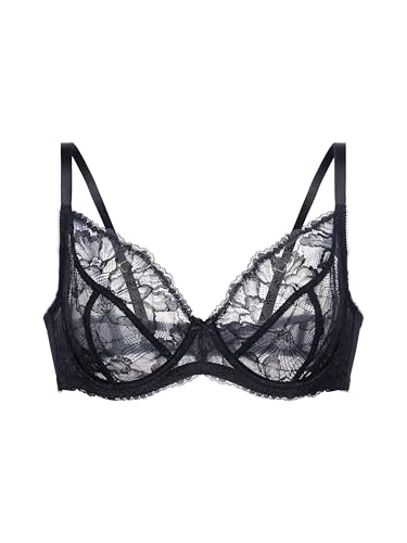 DORINA Perfect Lace Full Cup Underwired Bra – Lightly... - Maison & Cuisine Amazon Royaume-Uni à 11.60€