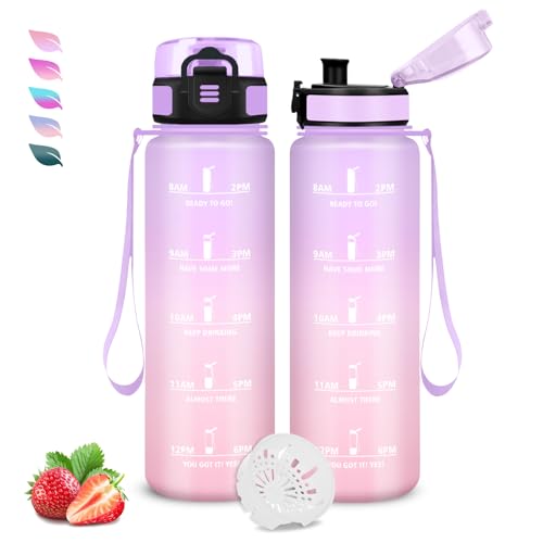 Borraccia 1 litro, Borraccia Palestra, Borraccie Senza... - Sports & Fitness Amazon Italie à 11.54€