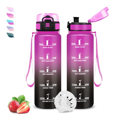 Gourde, Gourde 500ml, Bouteille Sport avec Filtre, Facile à... en promo à 8,30€ (-48%) sur Amazon FR