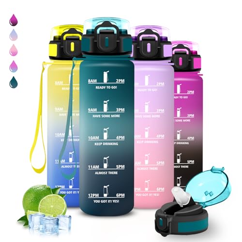 Botella Agua Gimnasio, Botella 1 litro, A Prueba de Fugas... - Sports & Fitness Amazon Espagne à 9.23€