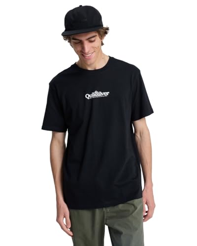 Quiksilver Maglietta a Manica Corta Fineline SS Uomo Nero - Amazon Italie à 10.99€