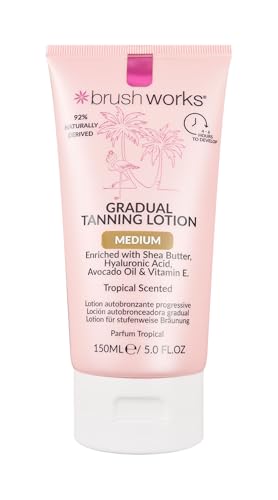 Brushworks Gradual Tanning Lotion Medium 150ml - Gradual... - Beauté & Parfums Amazon Royaume-Uni à 2.99€