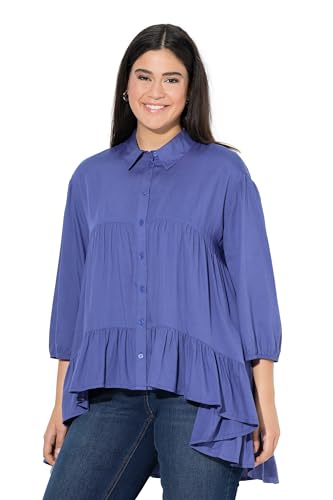 Ulla Popken Blusa, Dobladillo con Volantes, Forma en A... - Amazon Espagne à 22.13€