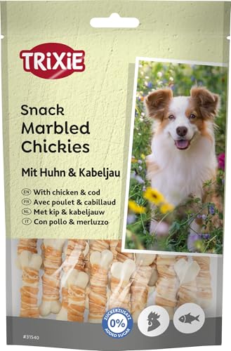 Chickies Marbled con pollo e merluzzo, 100 g - Épicerie Amazon Italie à 2.79€