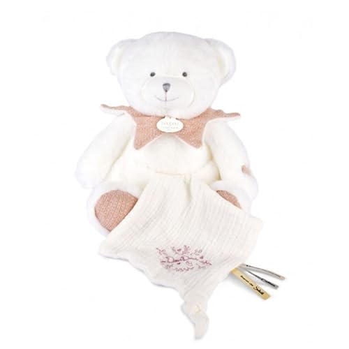 DOUDOU ET COMPAGNIE - Pantin Ours Rose avec Doudou Mouchoir... - Jouets & Jeux en promo à 22.32€