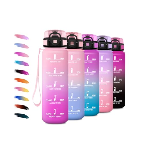Bouteille d'eau 500ml, Gourde Motivation avec Filtre... en promo à 9,35€ (-42%) sur Amazon FR