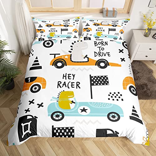 Loussiesd Karton Auto Kinder Bettbezug 220 x 240 cm Racing... - Maison & Cuisine en promo à 23.00€